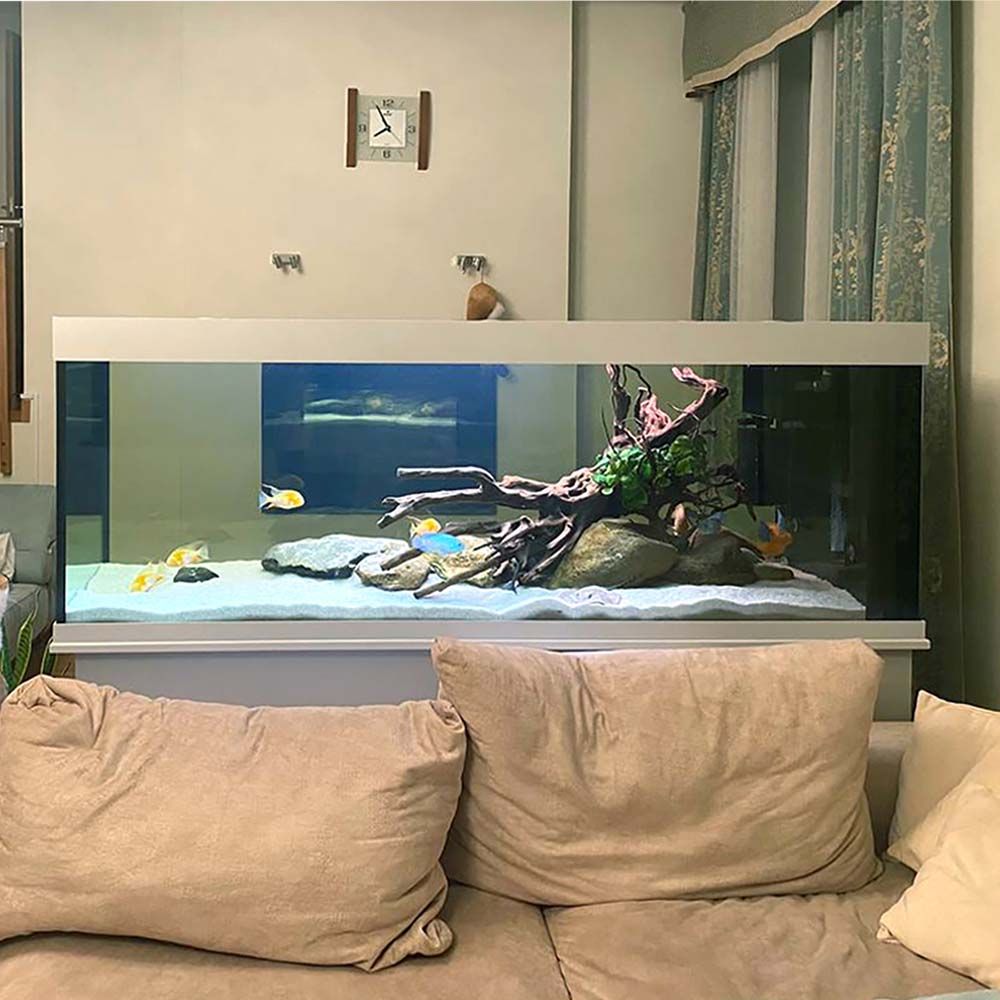 Шикарный аквариум на одну тонну в квартире